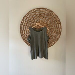 Green Pima Cotton Top